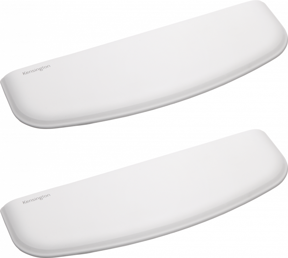 2x Podkładka pod nadgarstek Kensington ErgoSoft, do klawiatur płaskich i kompaktowych, 281x10x101mm, szary