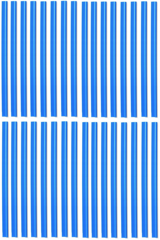 100x Grzbiet wsuwany Durable, 3mm, do 30 kartek, 1 sztuka, niebieski