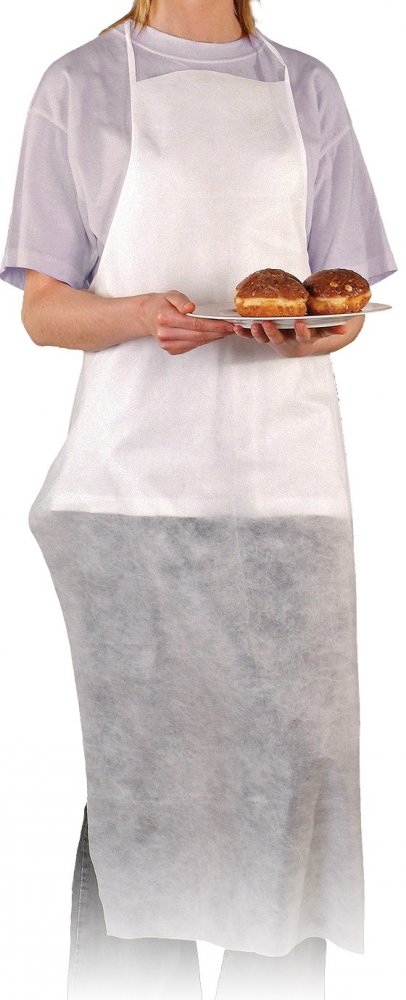 Fartuch ochronny Reis FFIZ W, rozmiar 120x65cm, 10 sztuk, biały