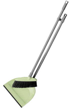 Zestaw do zamiatania York Leń Spring, zmiotka + szufelka z gumą, mix kolorów