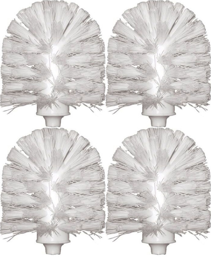 4x Końcówka szczotki do toalety Merida SZ11, wymienna, biały
