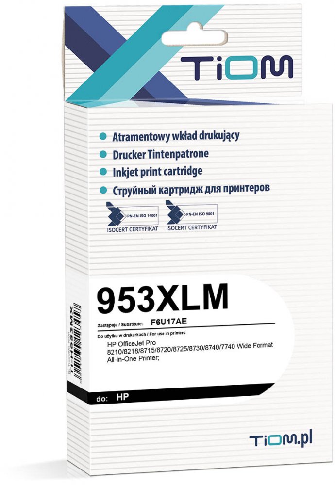 Tusz Tiom Ti-H953MX (F6U17AE), 26ml, 1600 stron, magenta (purpurowy)