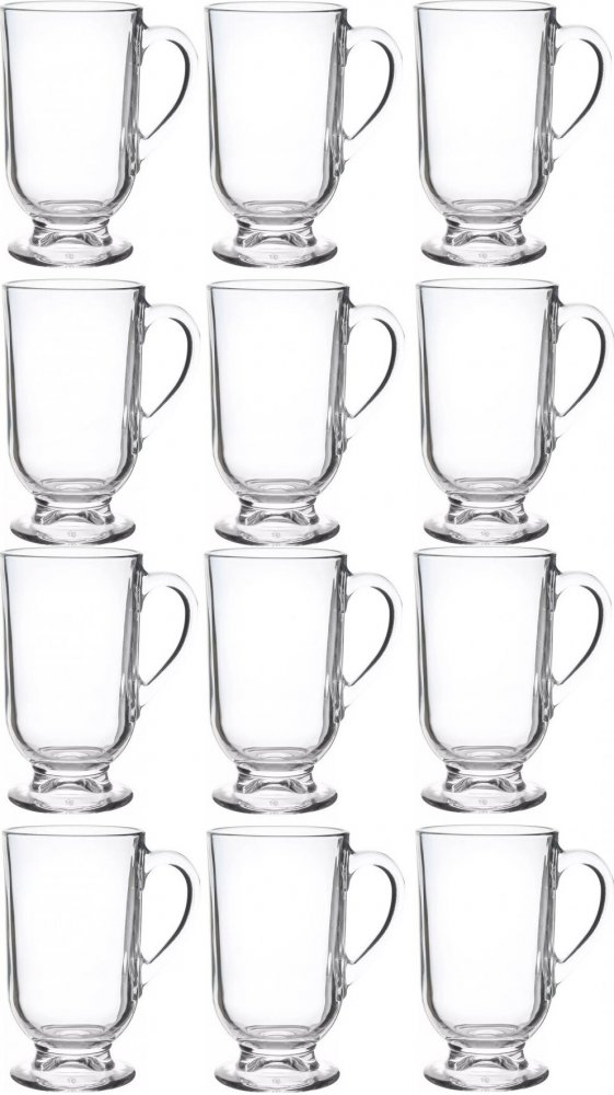 2x Kubki Altom Design Werona, 310ml, szkło, komplet 6 sztuk, przezroczysty