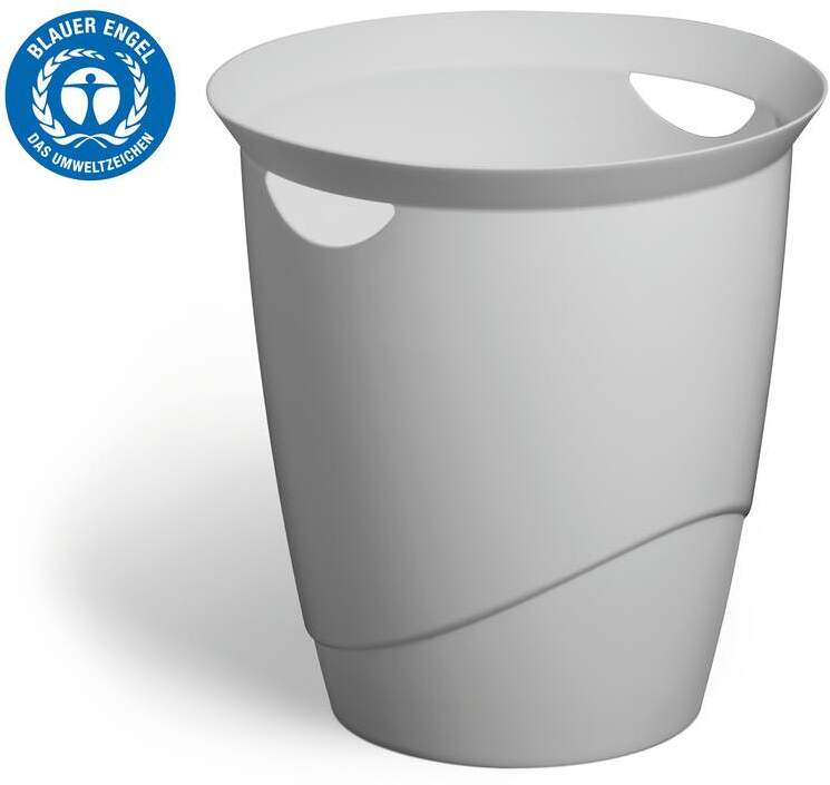 Kosz na śmieci Durable Eco, 16l, okragły, szary