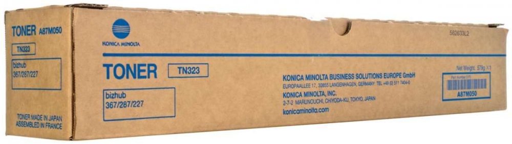 Toner Konica Minolta A87M050 (TN-323), 23000 stron, black (czarny)