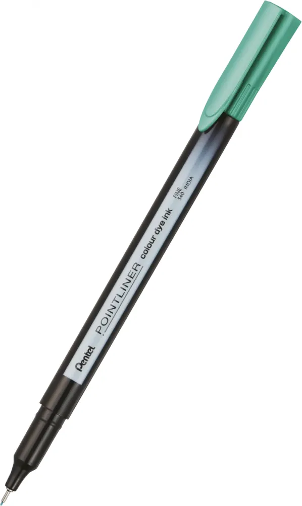 Cienkopis Pentel Pointliner Colour, szmaragdowy