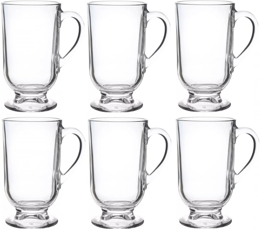 Kubki Altom Design Werona, 310ml, szkło, komplet 6 sztuk, przezroczysty