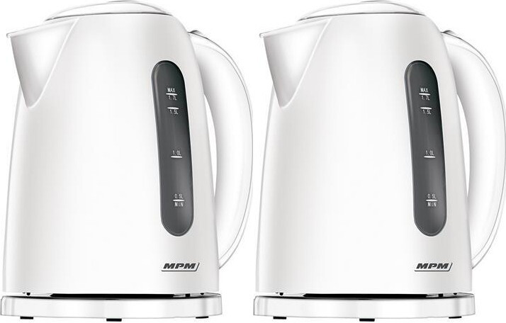 2x Czajnik elektryczny MPM MCZ-85, 1.7l, biały