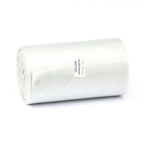 Worki na śmieci Merida economy plus, na odpady zmieszane, 120l, 50 sztuk, bezbarwny