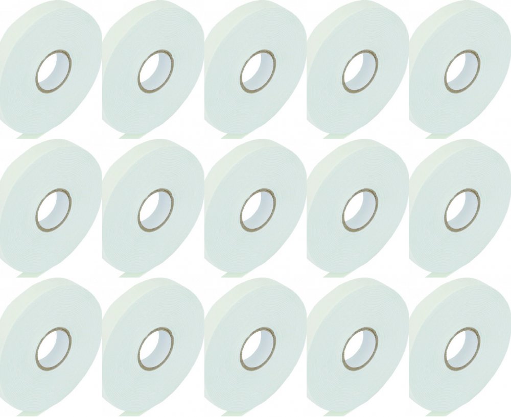 15x Taśma montażowa dwustronna Grand, 12mm x 5m, biały