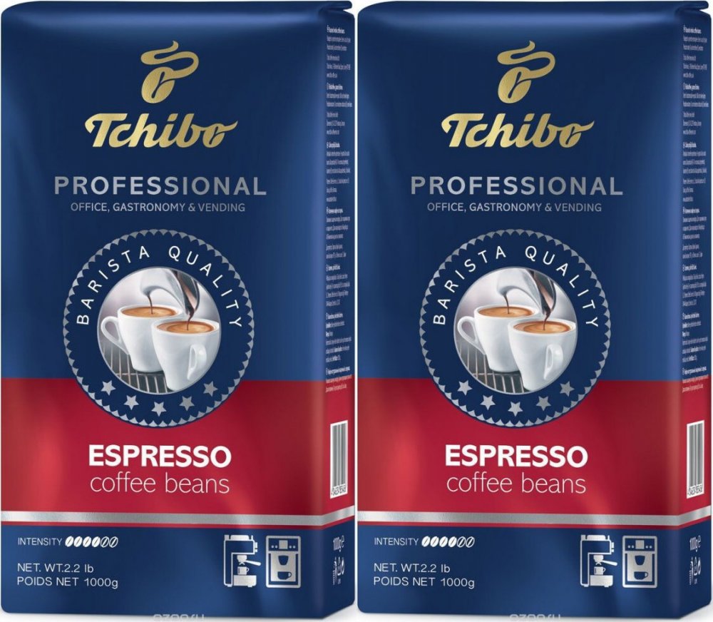 2x Kawa ziarnista Tchibo Professional Espresso, 1kg
