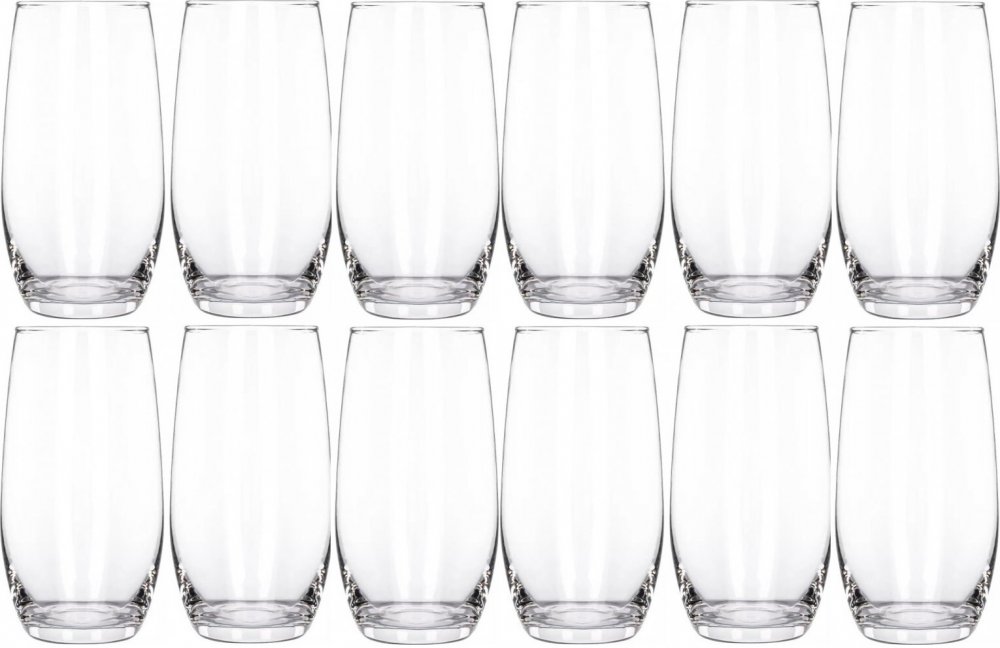 2x Szklanki wysokie Altom Design Diamond, 360ml, szkło, 6 sztuk, przezroczysty