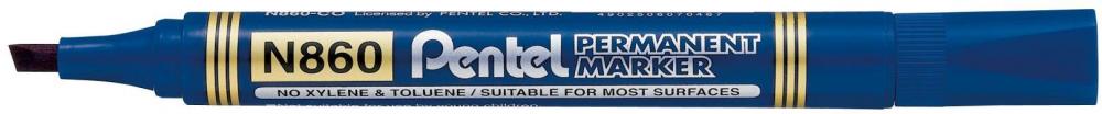 Marker permanentny Pentel N860, ścięta, 4.5mm niebieski