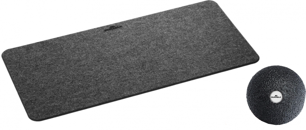 Podkład na biurko Durable EFFECT, 700x330mm + piłeczka ergonomiczna Durable Blackroll