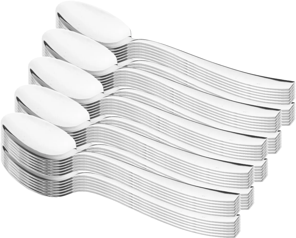 10x Łyżeczki do herbaty Altom Design Planet, 6 sztuk, srebrny