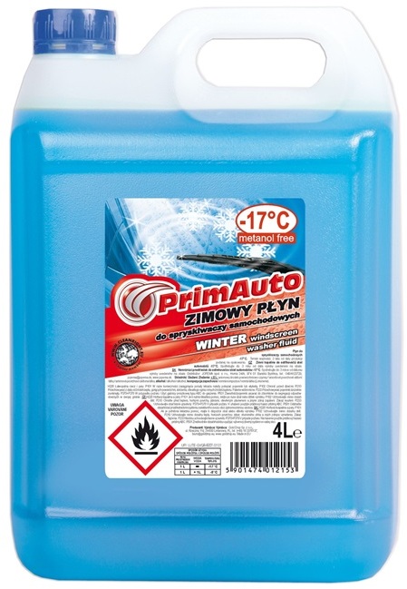 Płyn do spryskiwaczy PrimAuto, zimowy, 4l