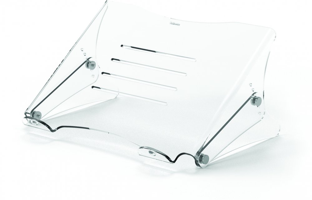 Outlet: USZKODZONE OPAKOWANIE Podstawka pod laptopa Fellowes Clarity, 134x350x267mm, przezroczysty