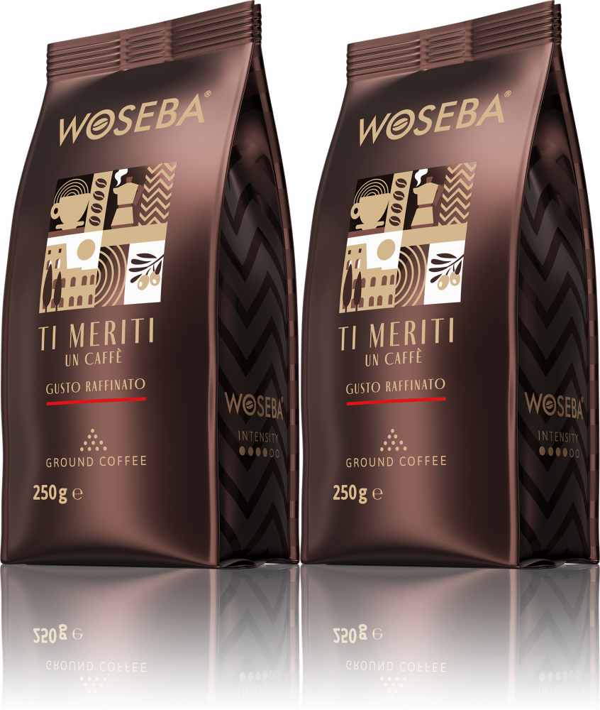 2x Kawa mielona Woseba Ti Meriti Gustro Raffinato, 250g
