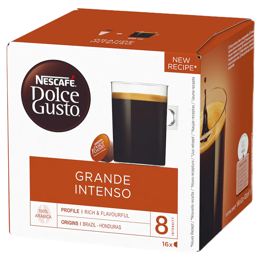 Kapsułki do ekspresu Nescafe Dolce Gusto Grande Intenso, 16 sztuk