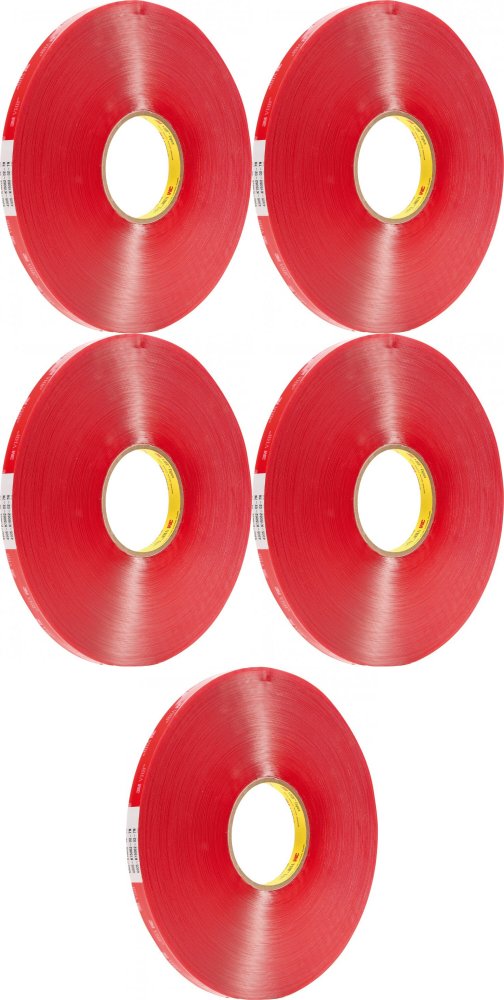 5x Taśma dwustronna 3M VHB 4918F, 9mm x 16.5m, przezroczysty