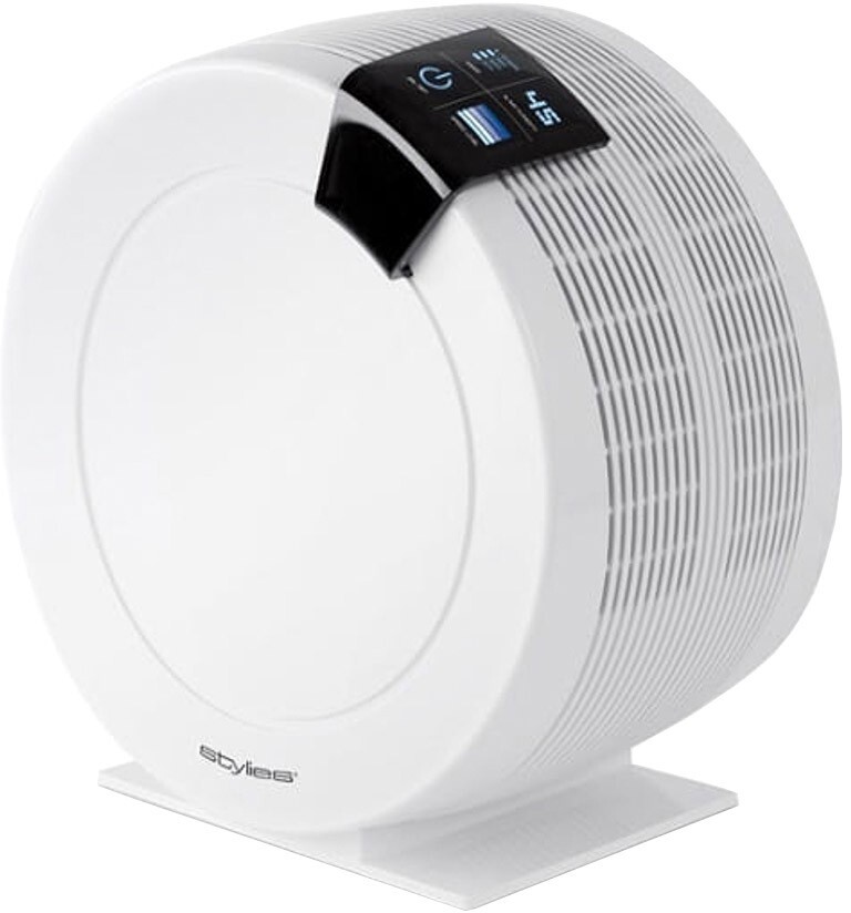 Nawilżacz ewaporacyjny Stylies Aquarius, z funkcją oczyszczania i aromaterapii, 4.2l, biały