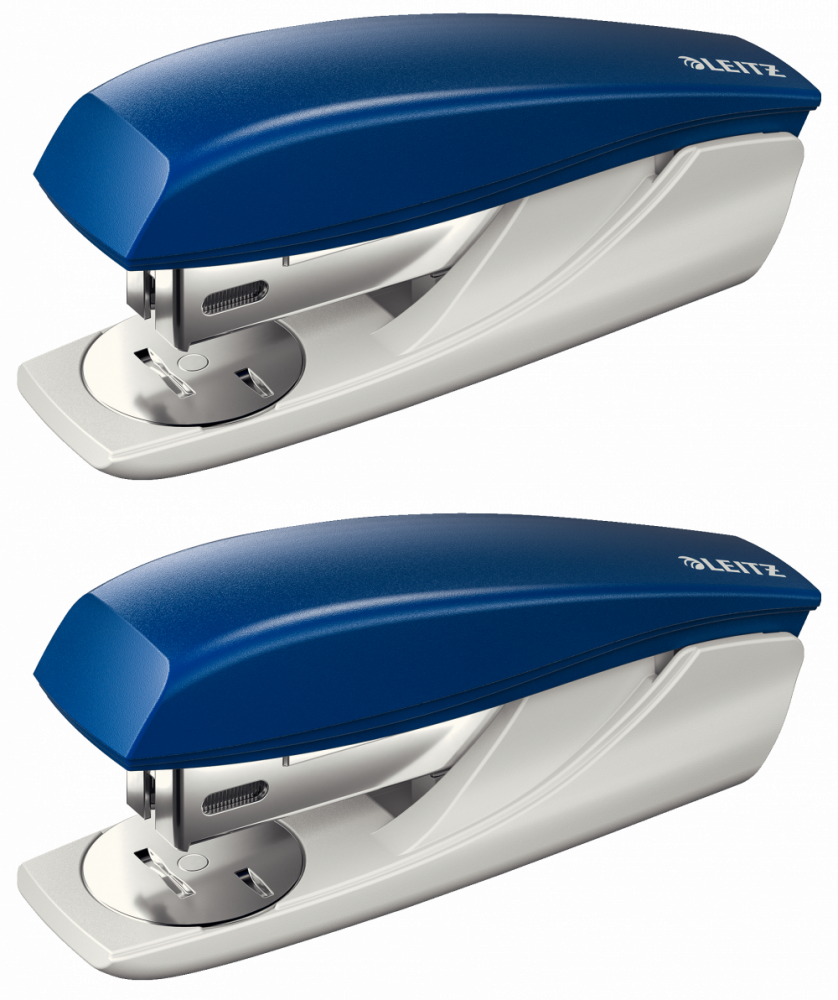 2x Zszywacz Leitz 5501, do 25 kartek, niebieski