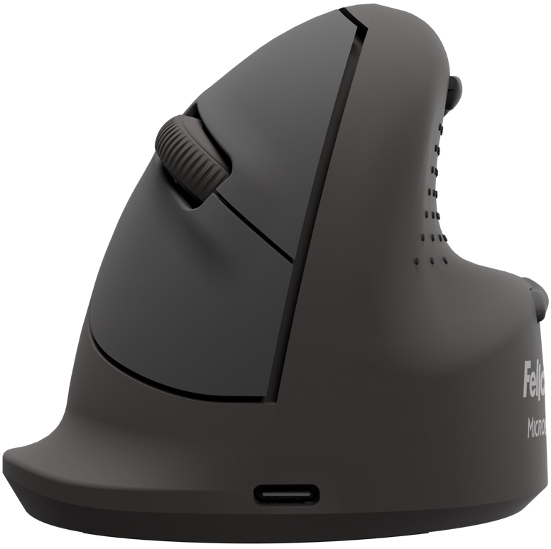 Myszka bezprzewodowa Fellowes Breyta Plus mała, dla leworęcznych, pionowa, optyczna, czarny