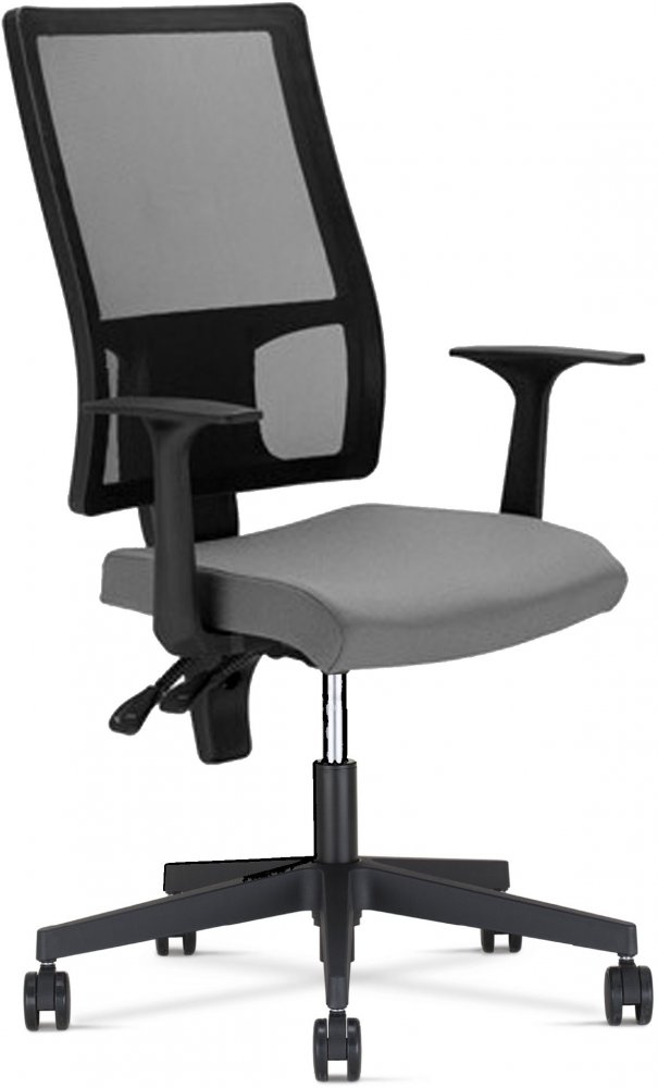 Krzesło obrotowe Nowy Styl Cooper Mesh EF031, szary