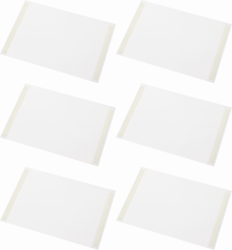 6x Ramka samoprzylepna Artimega, pionowa, A4, przezroczysty