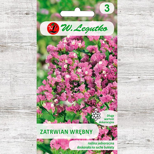 1 pac, Limonium sinuatum (Sărăturică) roz Legutko - Semințe: Mod de ambalare: 0.3 g
