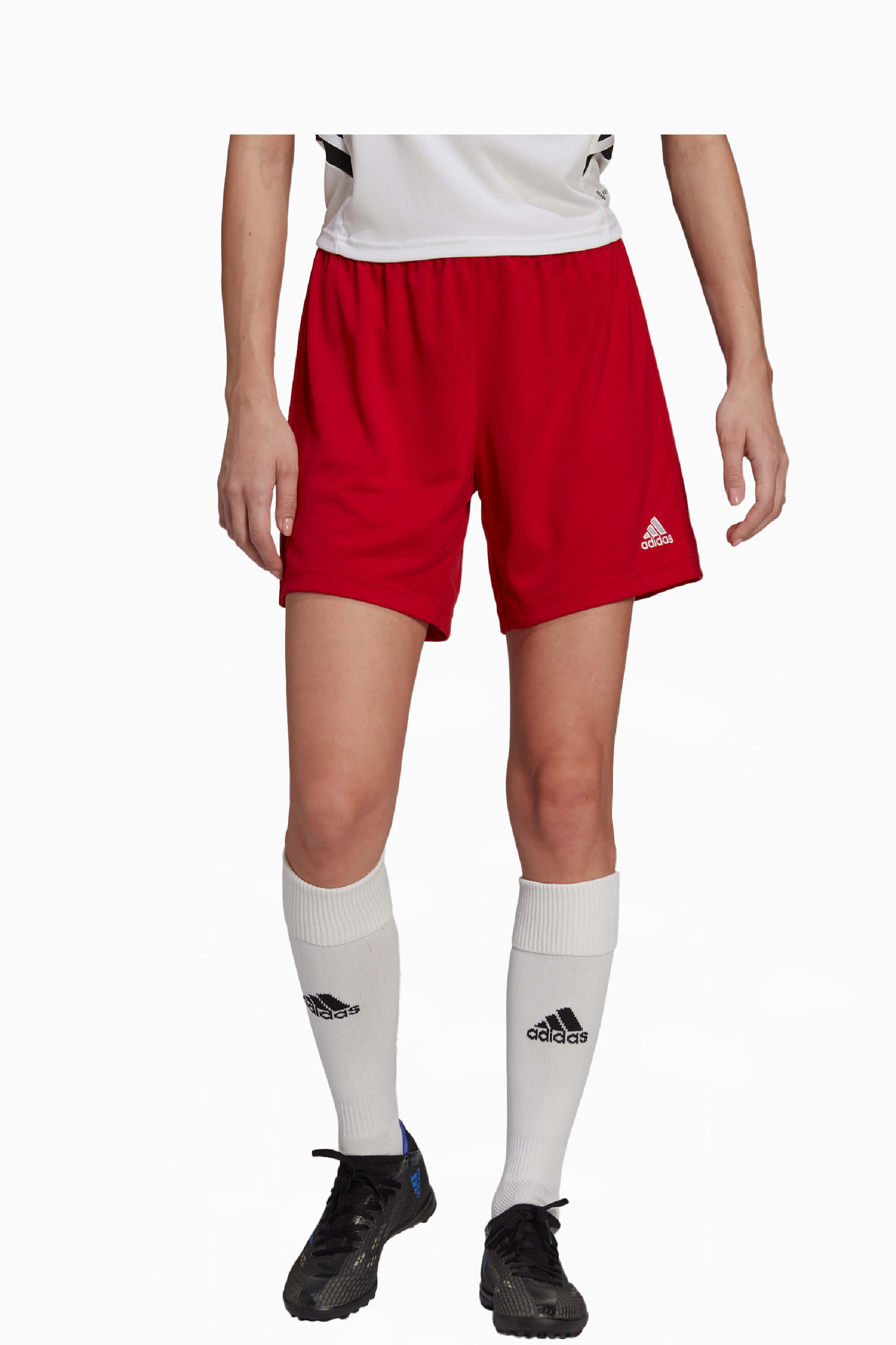 Spodenki adidas Entrada 22 Damskie - Czerwony
