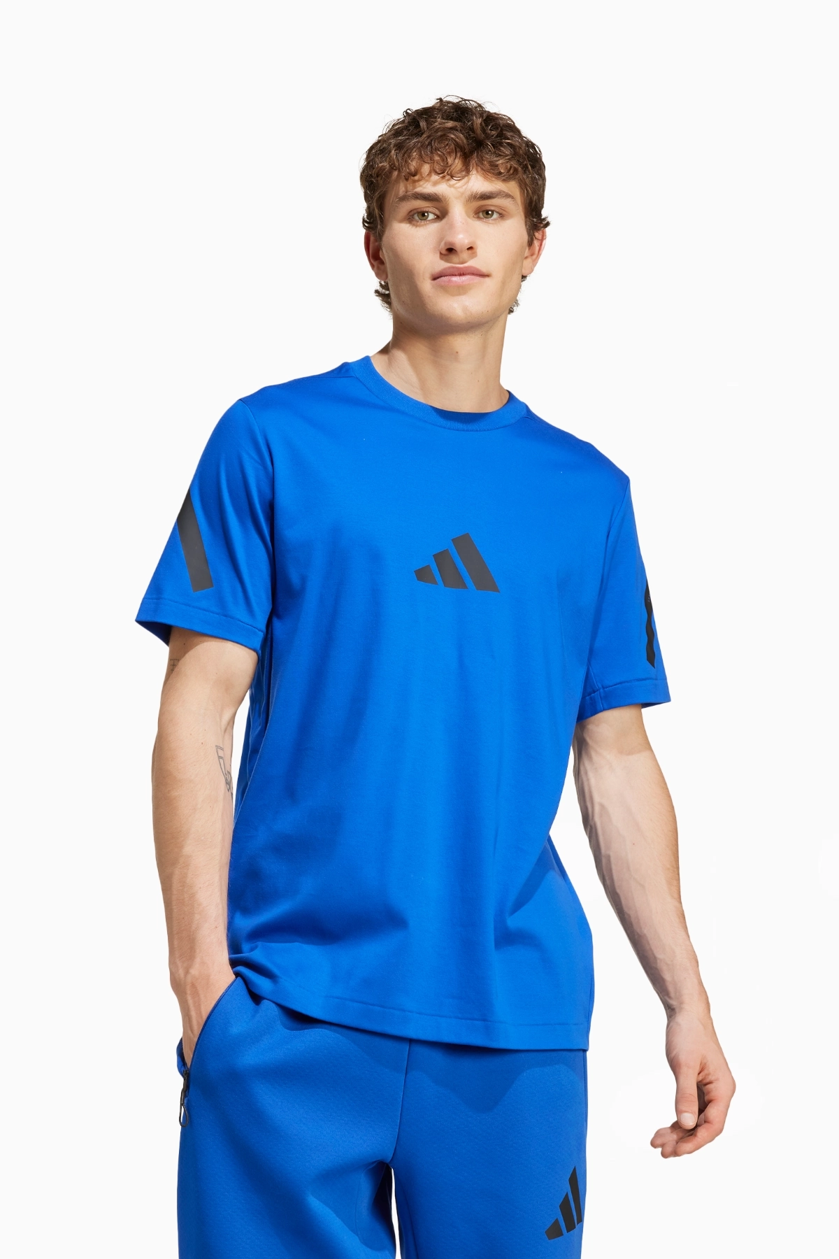Koszulka adidas Z.N.E. Tee - Niebieski