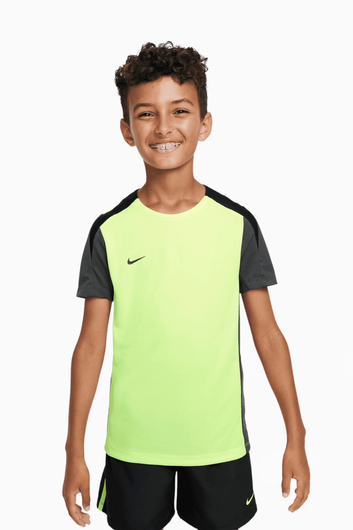 Koszulka Nike Dri-FIT Strike Junior - Limonkowy