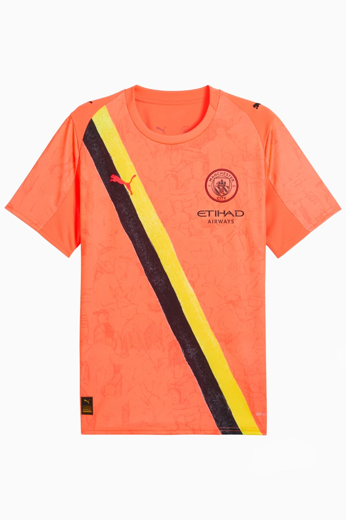 Koszulka Puma x KidSuper Manchester City 25/26 Goalkeeper Replica - Pomarańczowy