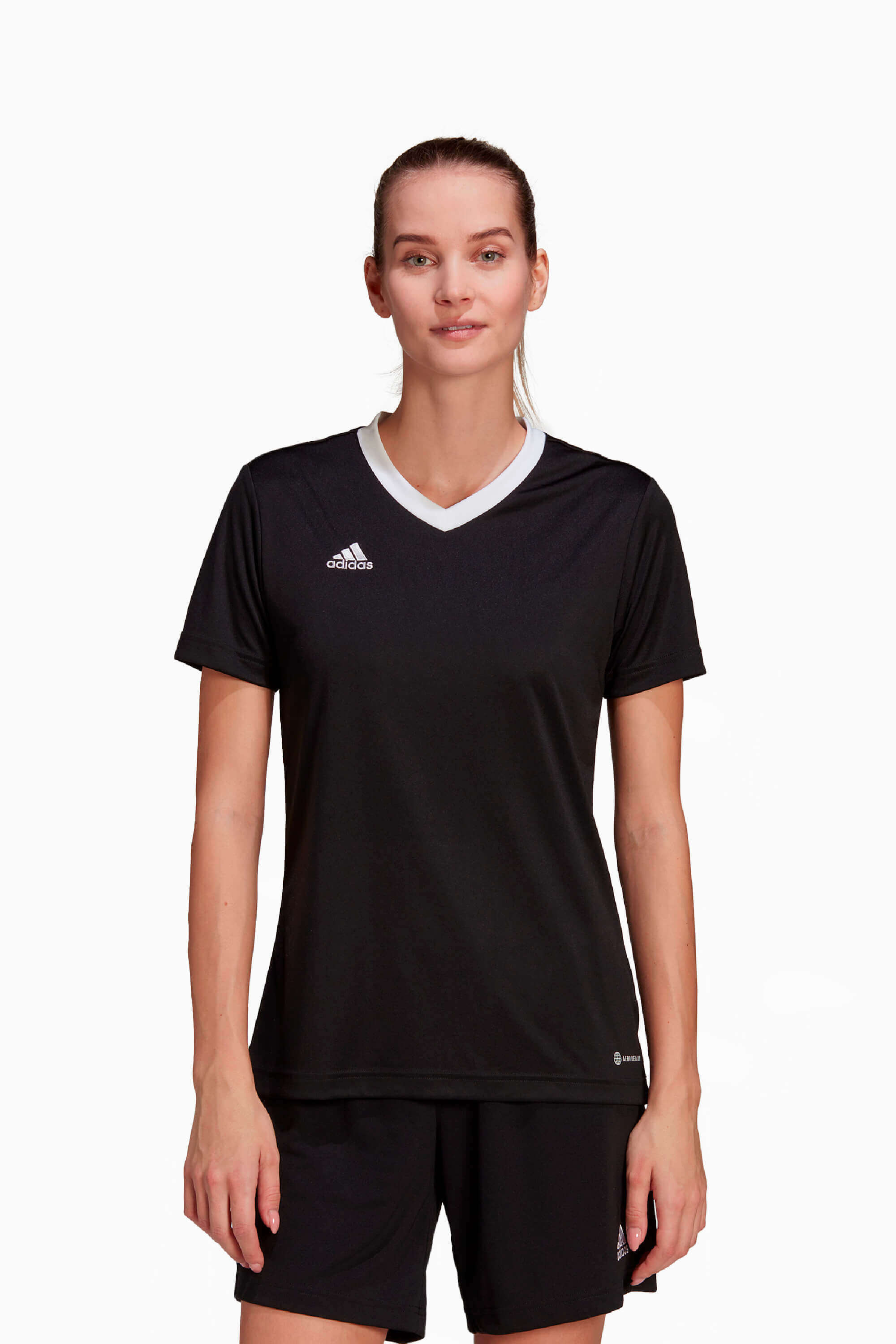 Koszulka adidas Entrada 22 Damska - Czarny