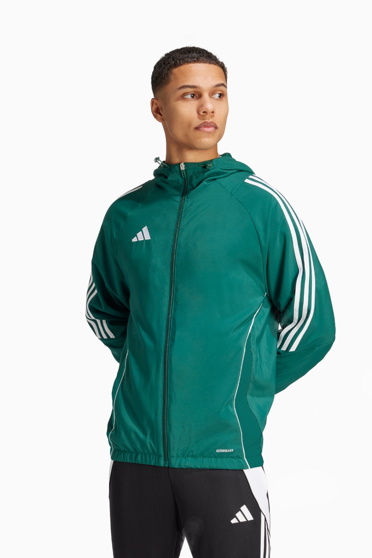 Kurtka adidas Tiro 24 Windbreaker - Zielony