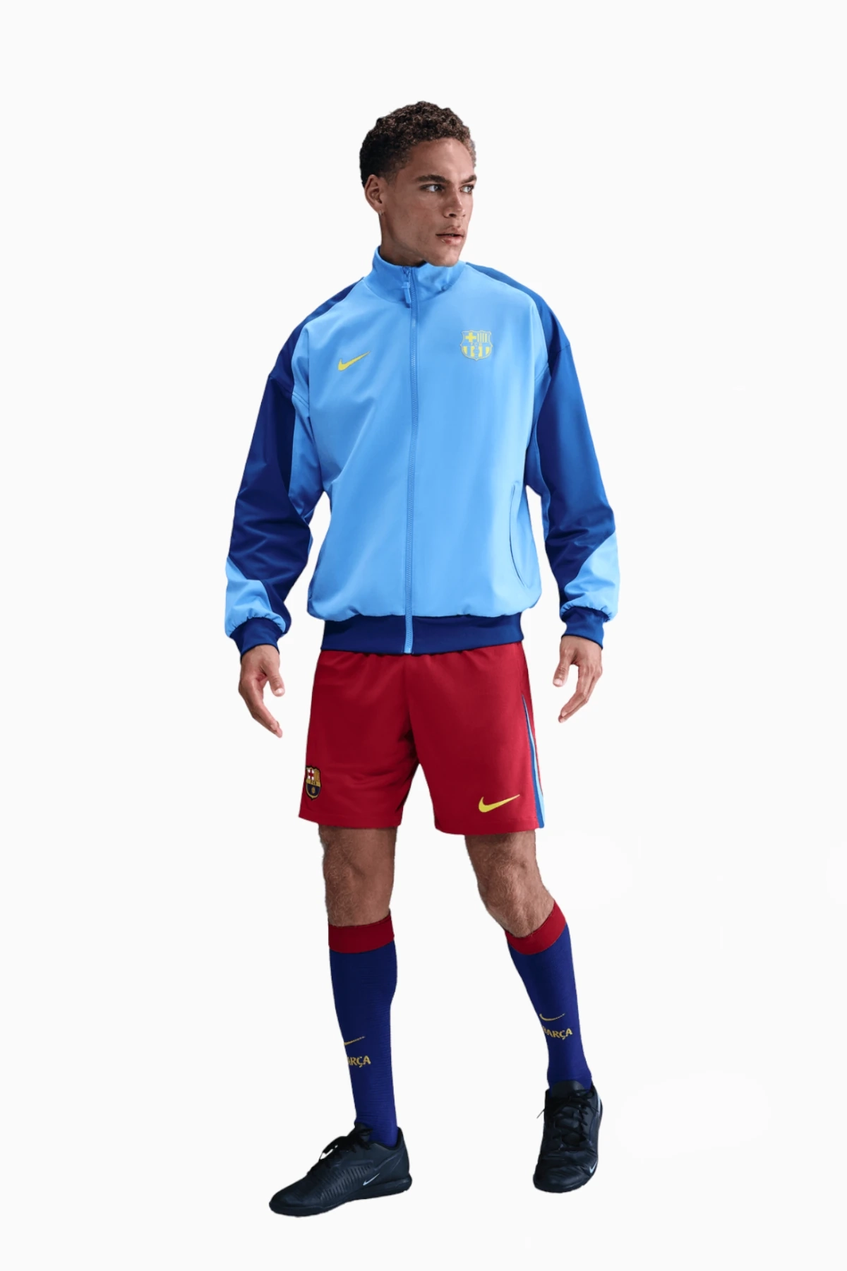 Spodenki Nike FC Barcelona 25/26 Czwarte Stadium - Czerwony