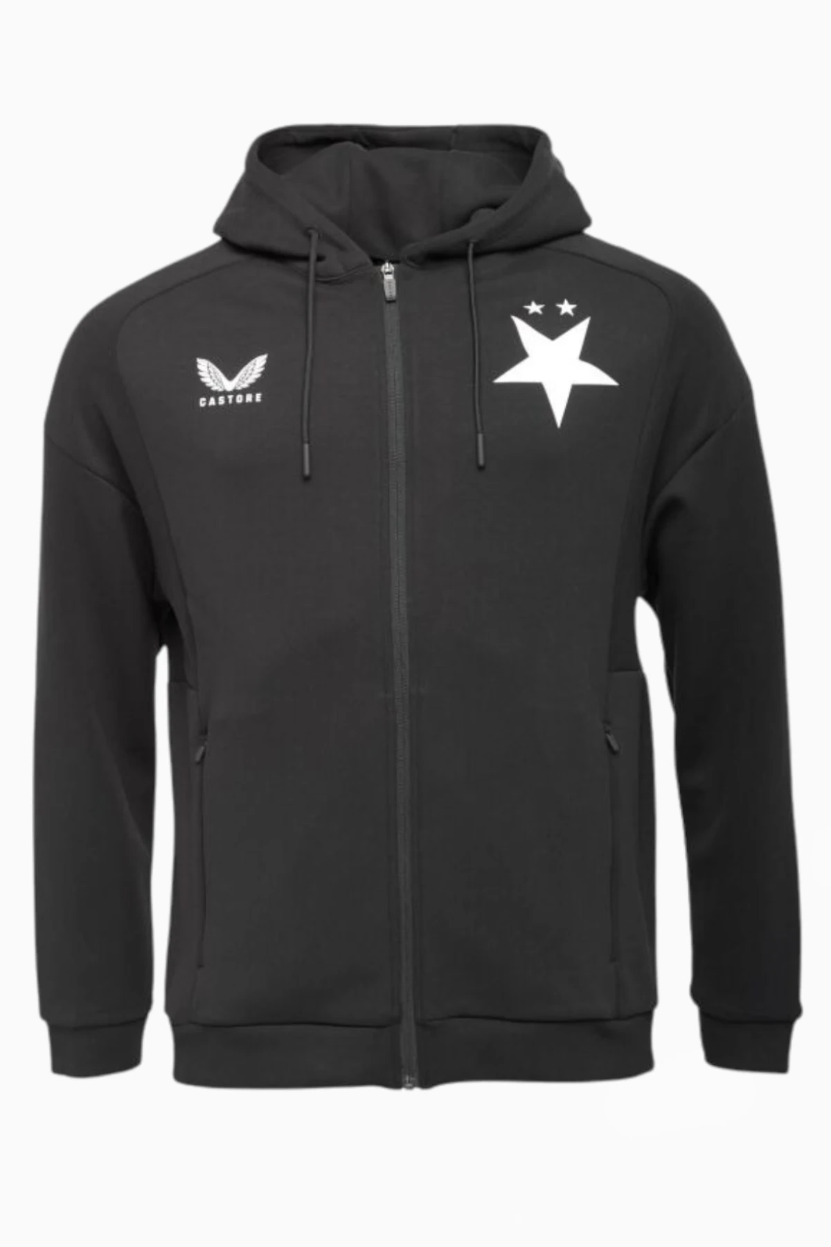 Bluza z kapturem Castore SK Slavia Praga 25/26 Travel - Czarny