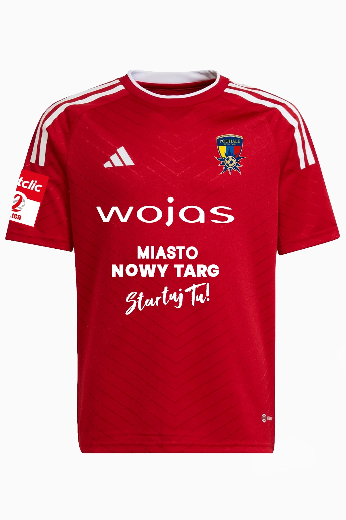 Koszulka adidas Podhale Nowy Targ 25/26 Domowa Junior - Czerwony