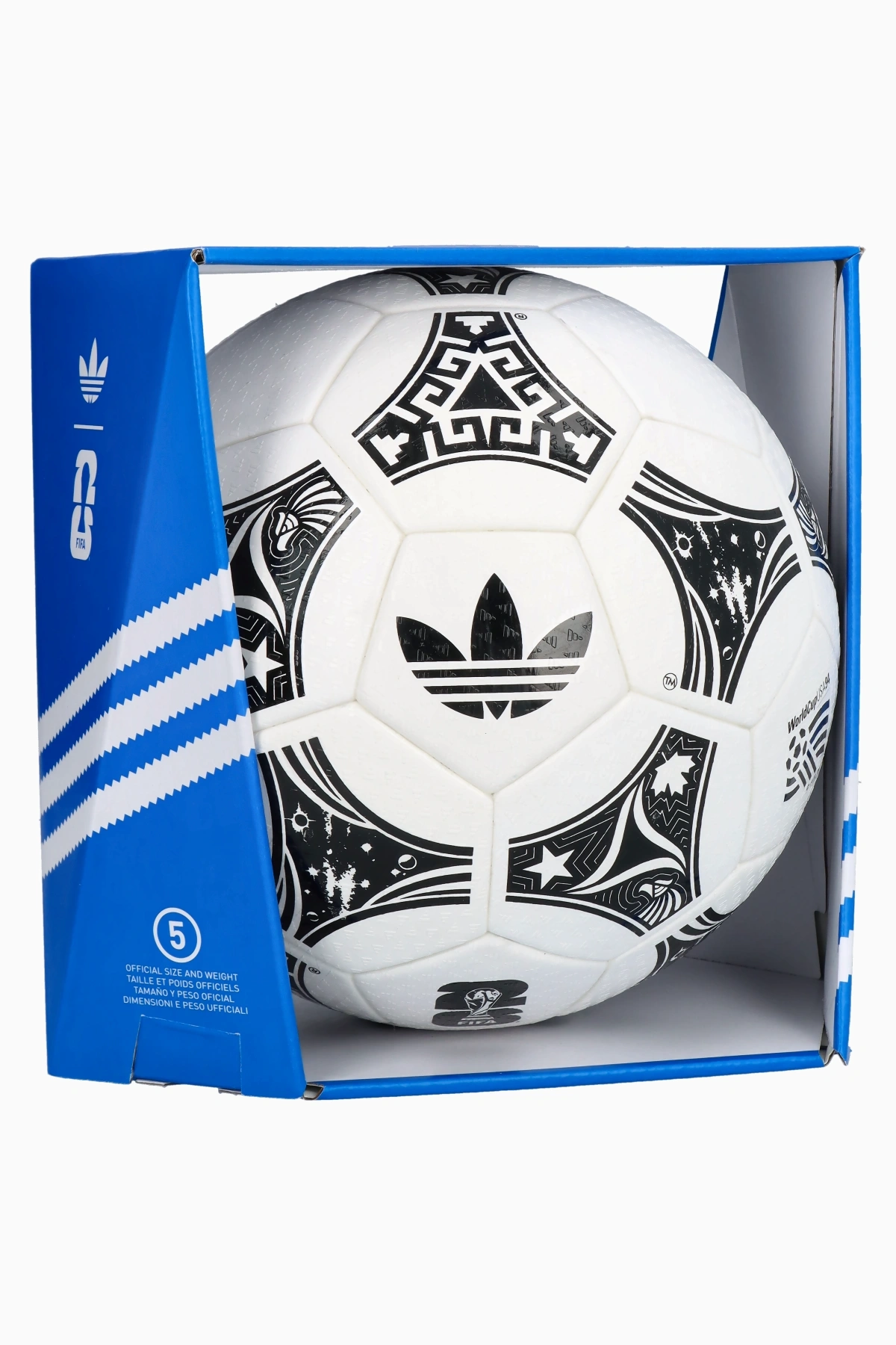 Piłka adidas FIFA World Cup Trionda Mash Up Pro rozmiar 5 - Biały