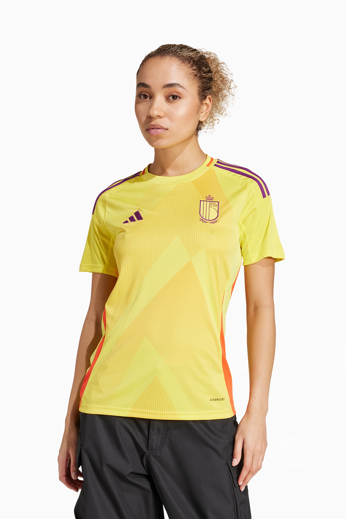 Koszulka Reprezentacji Belgii adidas 2025 Wyjazdowa Damska - Żółty