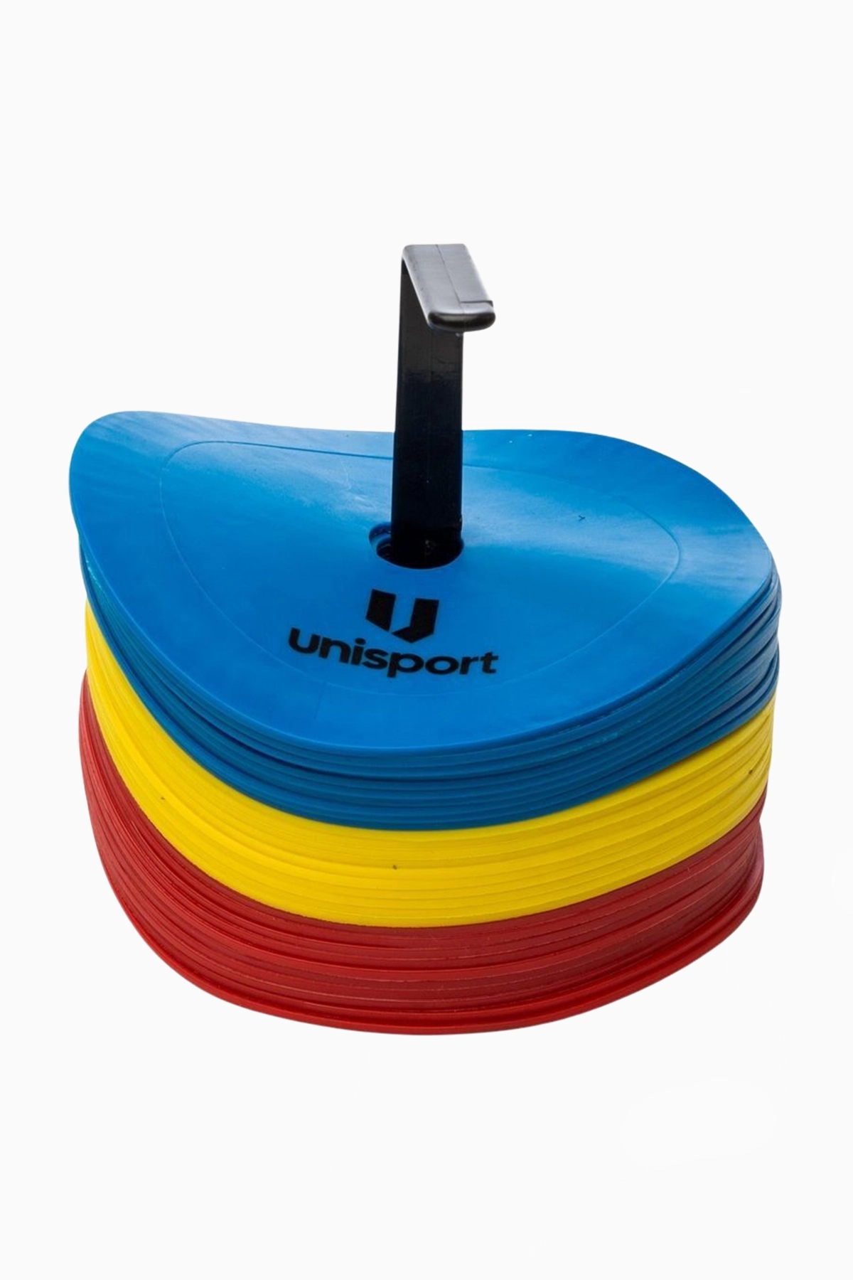 Znaczniki pola Unisport płaskie 30 szt. - Multikolor