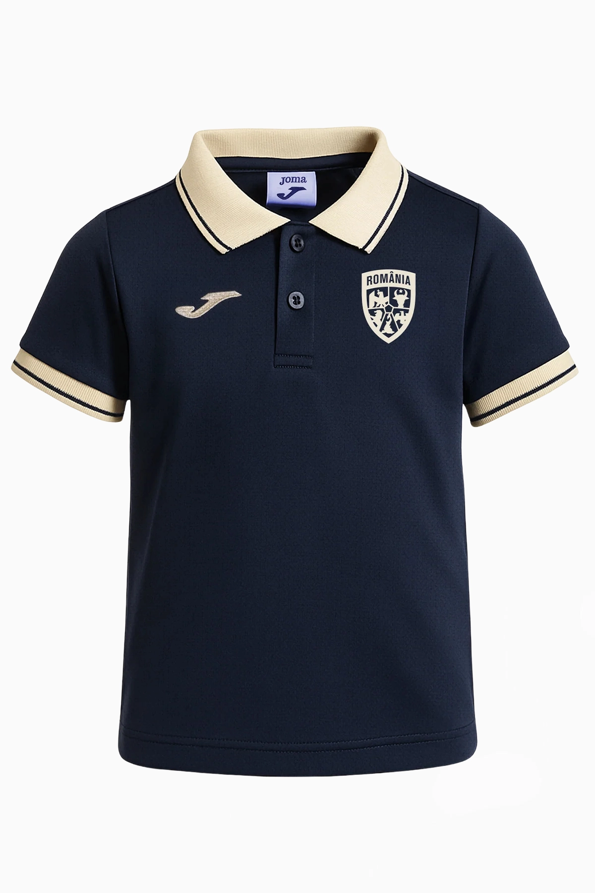 Koszulka Reprezentacji Rumunii Joma 2026 Presentation Polo Junior - Granatowy