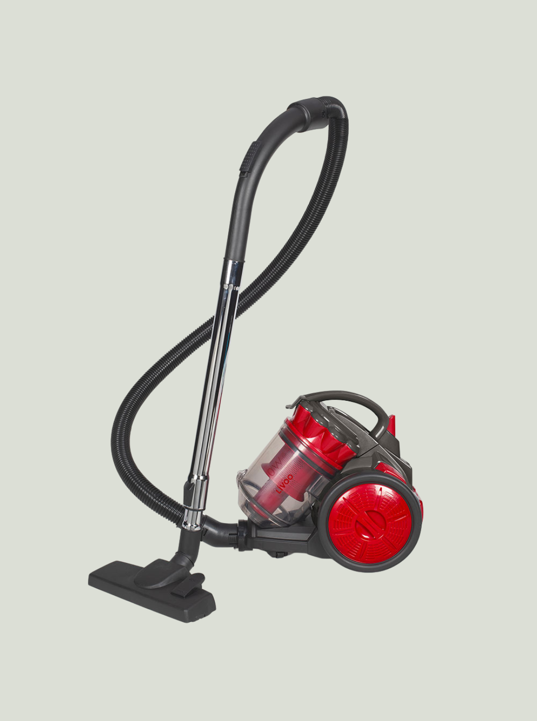 Bezworkowy odkurzacz multicyklonowy Czerwony LIVOO