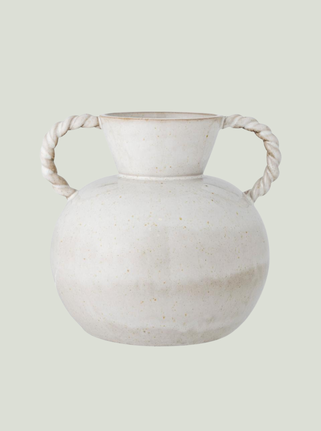 Wazon Semira, biały, kamionka Bloomingville