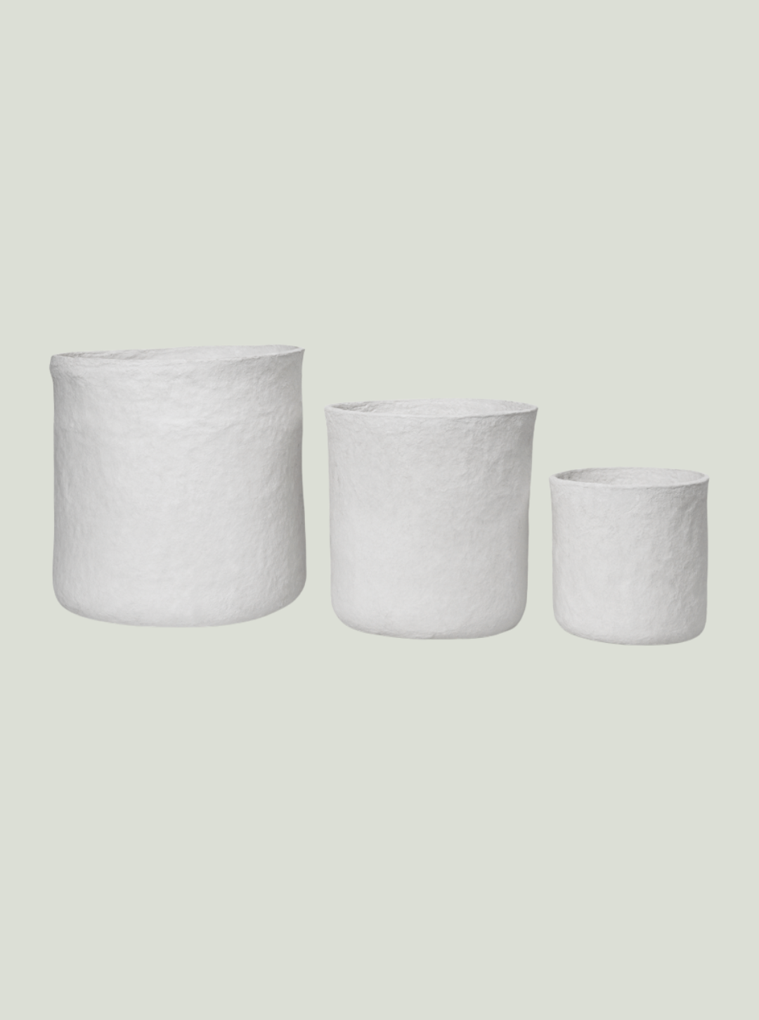 Kosz do przechowywania Vary storage - Set of 3 - White Ferm Living