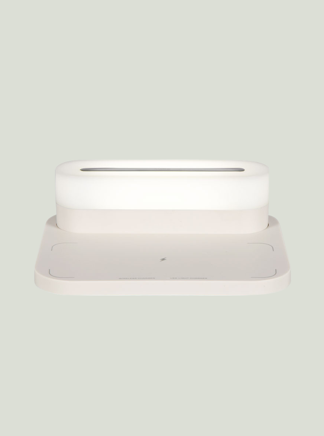 Lampka nocna z ładowarką indukcyjną Biała LIVOO