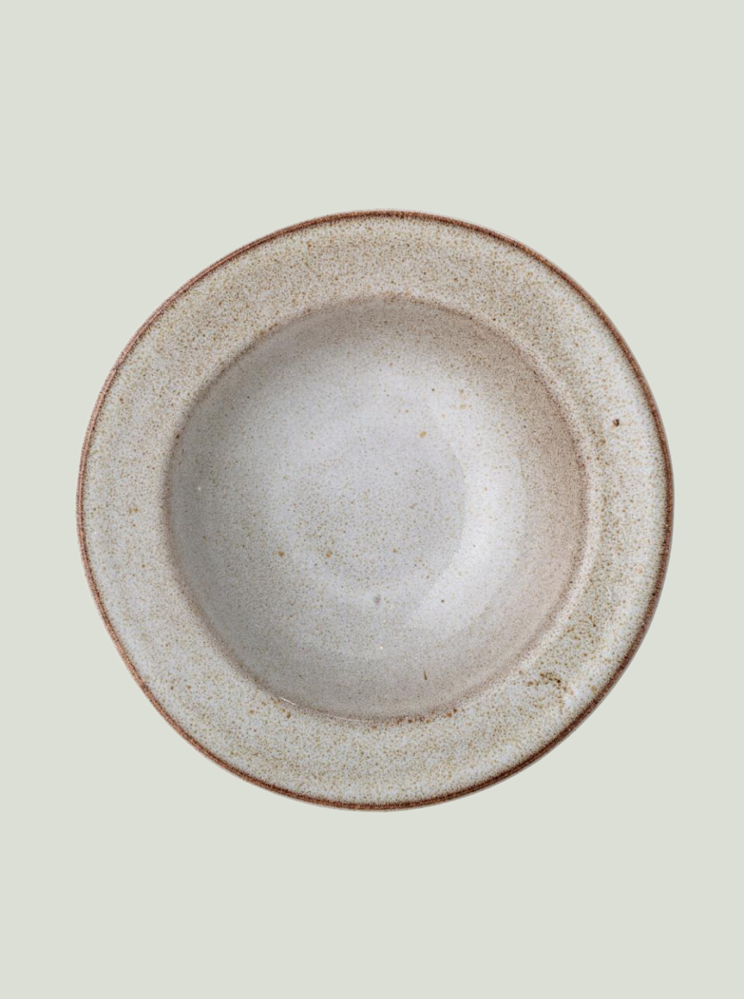 Talerz do makaronu Sandrine, natura, kamionka śr. 22xwys. 5,5 cm Bloomingville