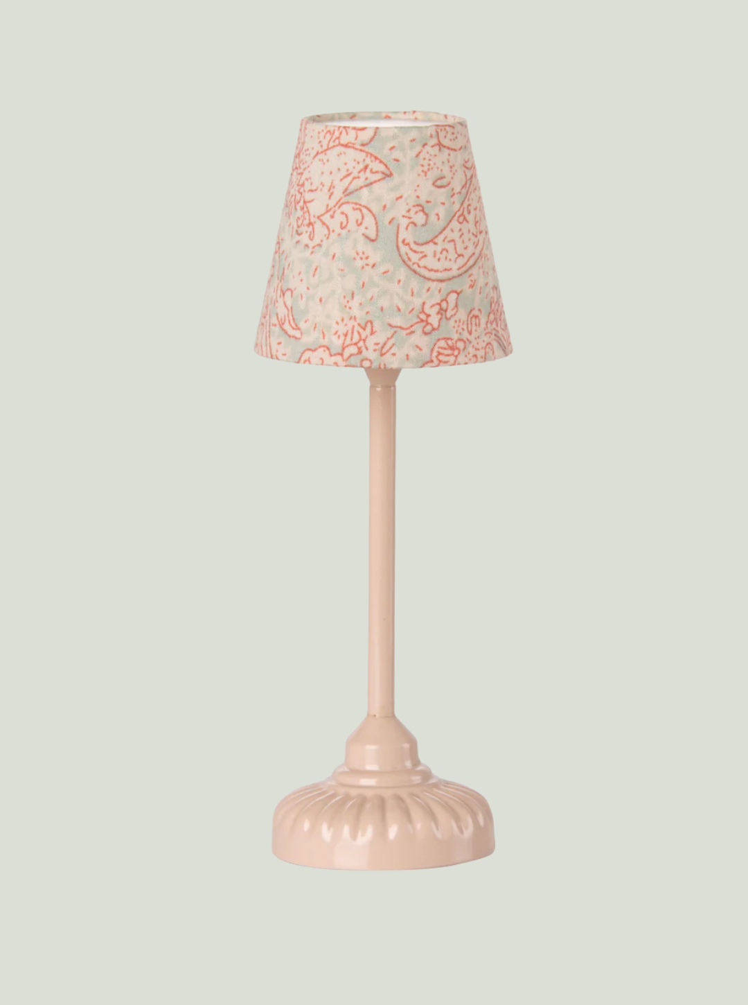 Maileg Lampa podłogowa vintage, Mysz - pudrowy