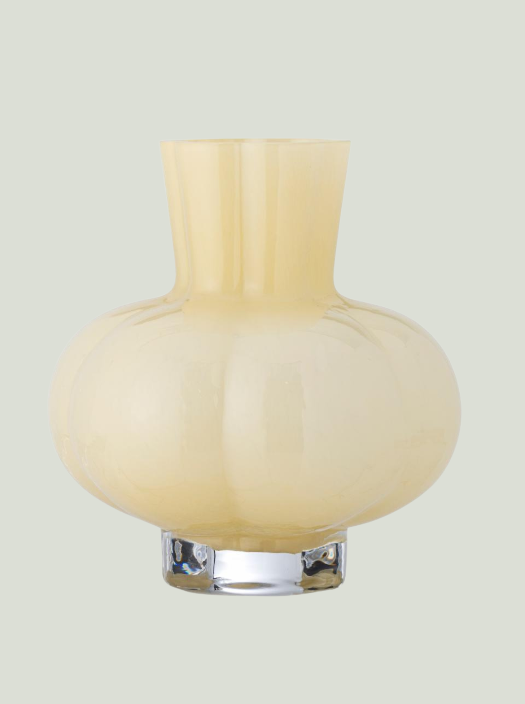 Wazon Alyssa, żółty, szkło Bloomingville